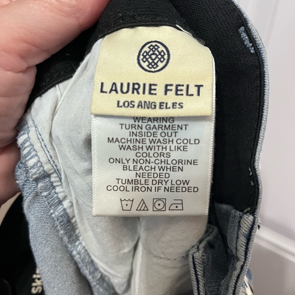 Laurie Felt Light Blue Silky Denim Curve Ankle XL - Picture 10 of 12